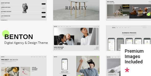 Benton - Digital Agency WordPress Theme Benton - Digital Agency WordPress Theme