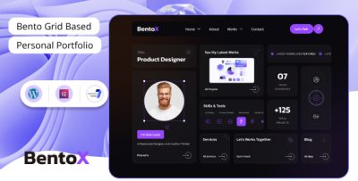 Bentox - Personal Portfolio WordPress Theme