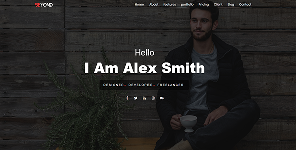 beyond - Personal Portfolio Template beyond - Personal Portfolio Template
