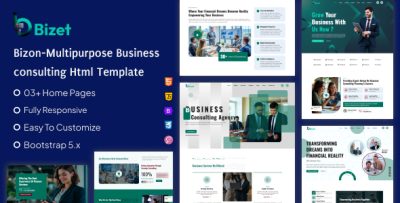 Bizet - Multipurpose Business Consulting HTML Template