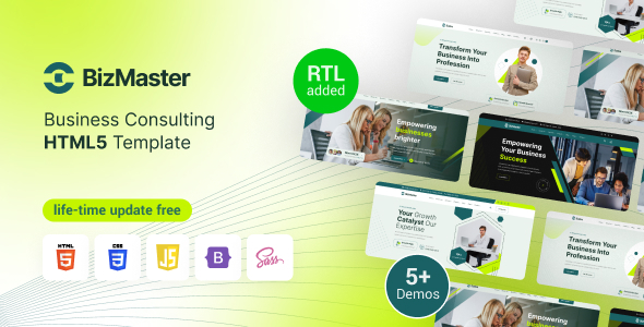 BizMaster - Consulting Business HTML Template Multipurpose BizMaster - Consulting Business HTML Template Multipurpose