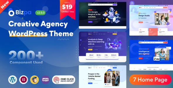Bizpa - Creative Agency WordPress Theme Bizpa - Creative Agency WordPress Theme