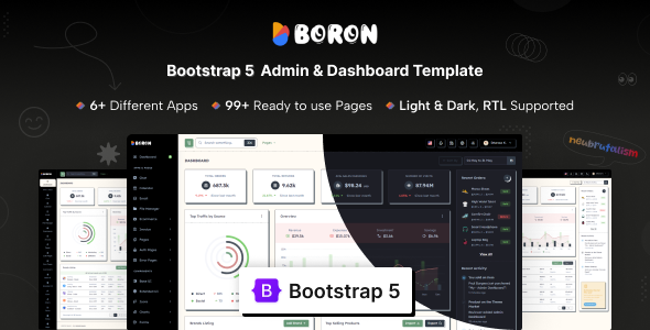 Boron - Admin & Dashboard Template Boron - Admin & Dashboard Template