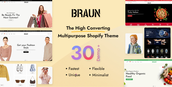 Braun - Multipurpose Shopify Theme - Multilanguage - RTL Support Braun - Multipurpose Shopify Theme - Multilanguage - RTL Support
