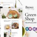 Brews -  Green Tea Shop WordPress Elementor Theme
