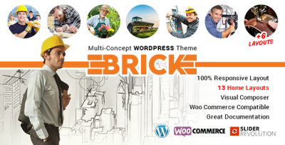 Brick - Multi Concept WordPress Theme