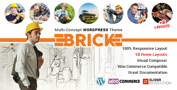 Brick – Multi Concept WordPress Theme Brick – Multi Concept WordPress Theme