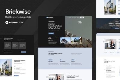 Brickwise - Real Estate Elementor Template Kit