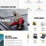 BuildGo - Building Company &  Construction Tool Store  Woocommerce Theme