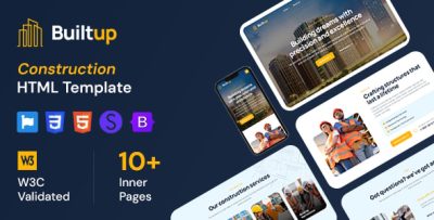 Builtup - Construction Company HTML Template