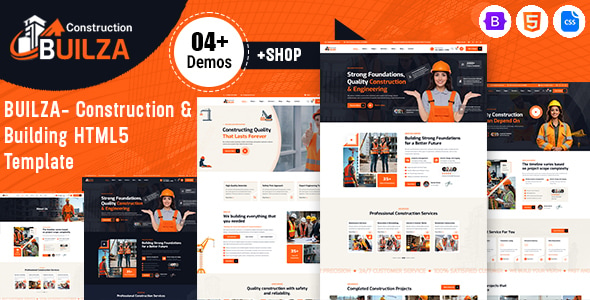 Builza - Construction & Building HTML5 Template Builza - Construction & Building HTML5 Template