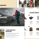 CamPro - Travel & Adventure Store  Woocommerce Theme