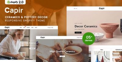 Capir - Ceramics & Pottery Decor Responsive Shopify Theme