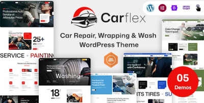 Carflex - Car Repair, Wrapping & Wash WordPress Theme