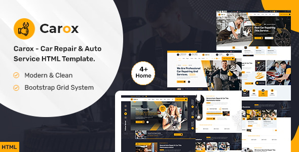 Carox - Car Repair & Auto Service HTML5 Template. Carox - Car Repair & Auto Service HTML5 Template.