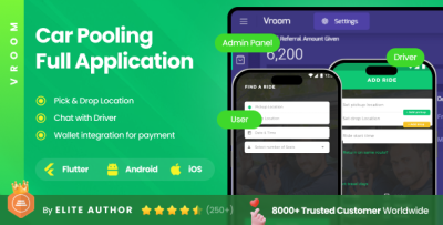 Carpooling App| Bike Pooling App| Ride Sharing App|Car Sharing App| Vroom