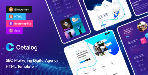 Cetalog - Marketing & SEO Agency HTML Template Cetalog - Marketing & SEO Agency HTML Template
