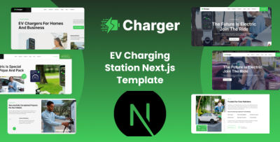 Charger - EV Charging Station React NEXT JsTemplate