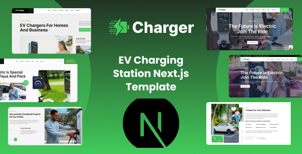 Charger - EV Charging Station React NEXT JsTemplate Charger - EV Charging Station React NEXT JsTemplate