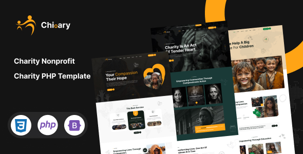 Chioary | Charity & Donation PHP Template Chioary | Charity & Donation PHP Template