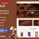 Chocoball - Chocolate, Cake and Bakery Store Elementor WooCommerce Responsive Theme