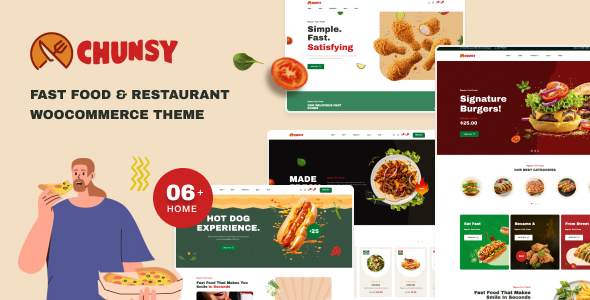 Chunsy - Fast Food Restaurant WooCommerce WordPress Theme Chunsy - Fast Food Restaurant WooCommerce WordPress Theme