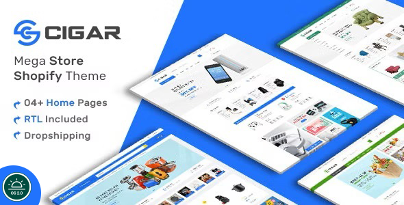 Cigar - Grocery & Electronics Store Shopify Theme Cigar - Grocery & Electronics Store Shopify Theme