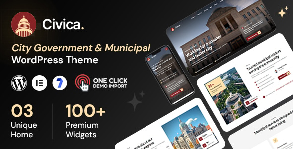 Civica - City Government & Municipal WordPress Theme Civica - City Government & Municipal WordPress Theme