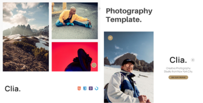 Clia - Creative Photography Template