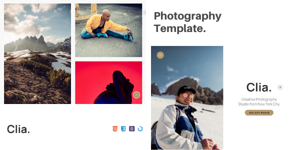 Clia — Creative Photography Template Clia — Creative Photography Template