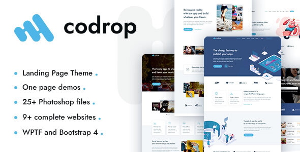 Codrop - App Landing Page Theme Codrop - App Landing Page Theme