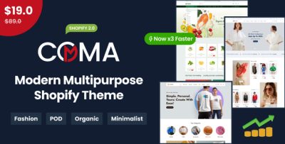 COMA - Modern Multipurpose Shopify Theme OS 2.0