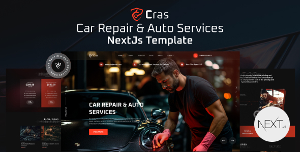 Cras - Car Repair & Auto Services NextJs Template Cras - Car Repair & Auto Services NextJs Template