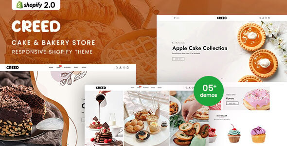 Creed - Cake & Bakery Responsive Shopify 2.0 Theme Creed - Cake & Bakery Responsive Shopify 2.0 Theme