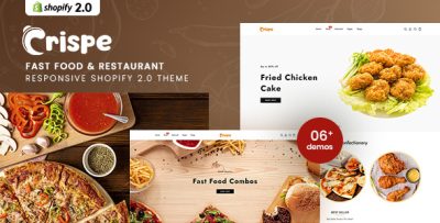 Crispe - Fast Food & Restaurant Shopify 2.0 Theme