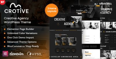 Crotive - Agency WordPress Theme