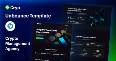 Cryp - Agency Unbounce Template