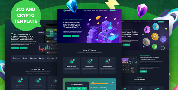 CryptoLab - ICO Landing Page & ICO Crypto Template CryptoLab - ICO Landing Page & ICO Crypto Template