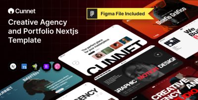 Cunnet - Creative Agency & Portfolio  Nextjs Template