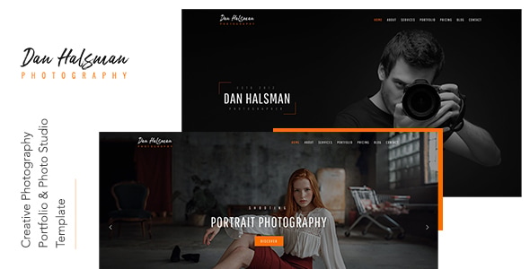 DAN - Creative Photography Portfolio and Photo Studio Template DAN - Creative Photography Portfolio and Photo Studio Template