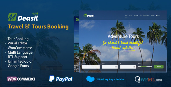 Deasil - Travel and Tour WordPress Theme Deasil - Travel and Tour WordPress Theme