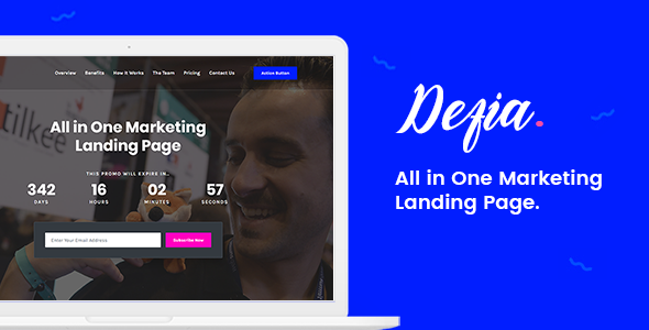 Defia - All In One Marketing Landing Page Defia - All In One Marketing Landing Page