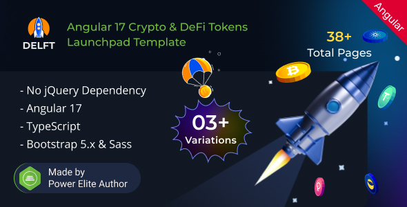 Delft - Angular Crypto & DeFi Tokens Launchpad Template Delft - Angular Crypto & DeFi Tokens Launchpad Template