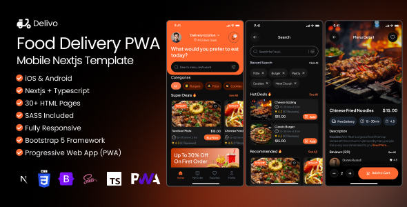 Delivo-Food Delivery PWA Mobile Nextjs Template Delivo-Food Delivery PWA Mobile Nextjs Template
