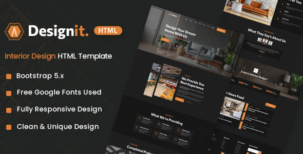 Designit - Interior Design HTML Template Designit - Interior Design HTML Template