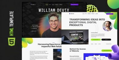 Devix - HTML Developer Portfolio Template