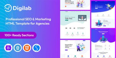 Digilab - SEO & Digital Marketing Agency HTML Template