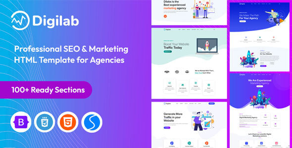 Digilab - SEO & Digital Marketing Agency HTML Template Digilab - SEO & Digital Marketing Agency HTML Template
