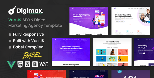 Digimax - Vue JS SEO & Digital Marketing Agency Template Digimax - Vue JS SEO & Digital Marketing Agency Template