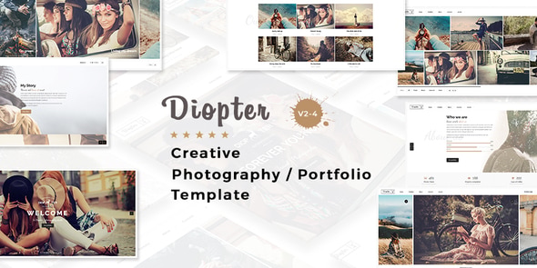 Diopter - Creative Responsive Photography Portfolio Template Diopter - Creative Responsive Photography Portfolio Template